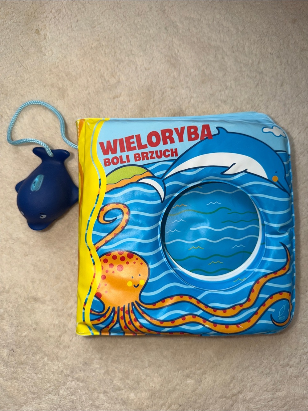 Blue Ocean Bath Toy Book in Polish Language